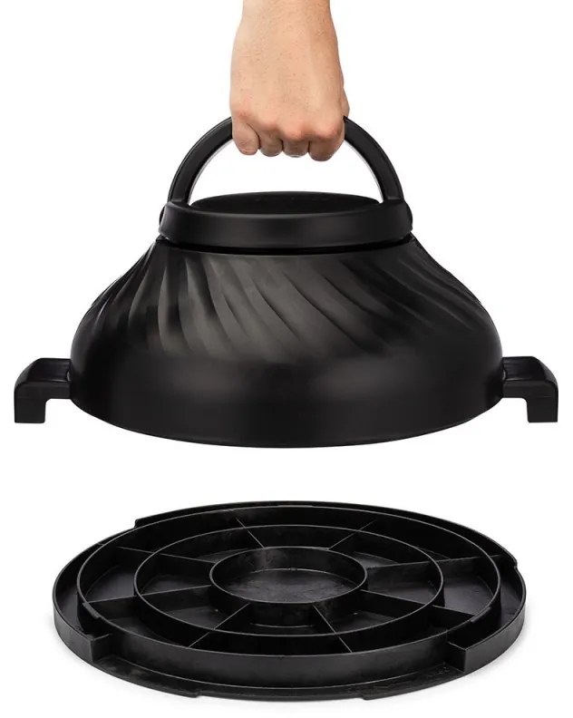 Мултикукър Instant Pot Pro Crisp + Air Fryer 140002701, 1500 W, 7.6 л, 11 програми, Кошница Air Fryer, LCD дисплей, Черен