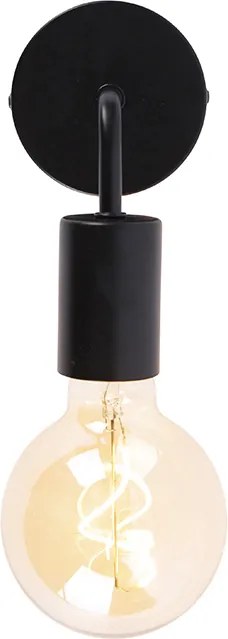 Модерен стенен аплик черен 15,5 см - Facile