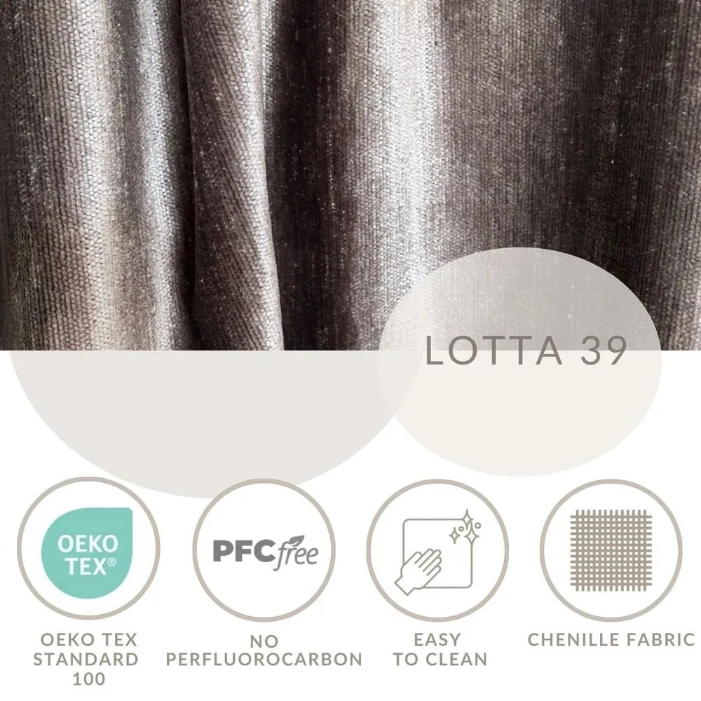 Кафяво тапицирано двойно легло с място за съхранение с включена подматрачна рамка 180x200 cm Aruba L – Maison de Rêve