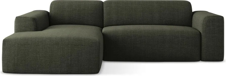 Зелен ъглов диван (ляв ъгъл) Keli – Makamii