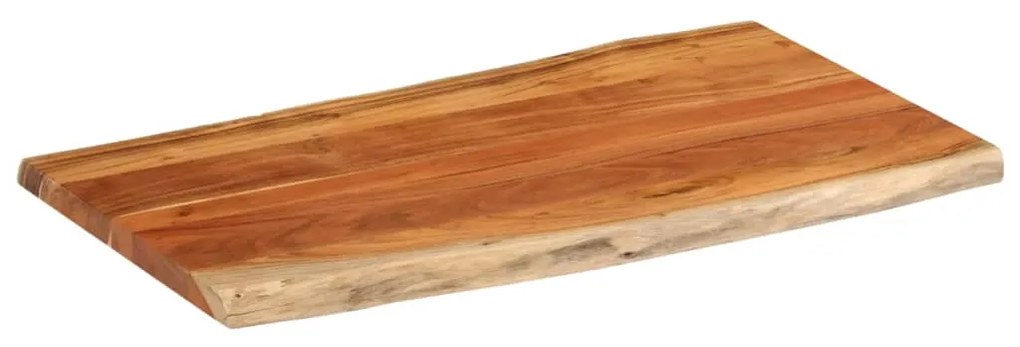 370648 vidaXL Плот за маса, 120x60x3,8 см, правоъгълен, акация масив, жив ръб