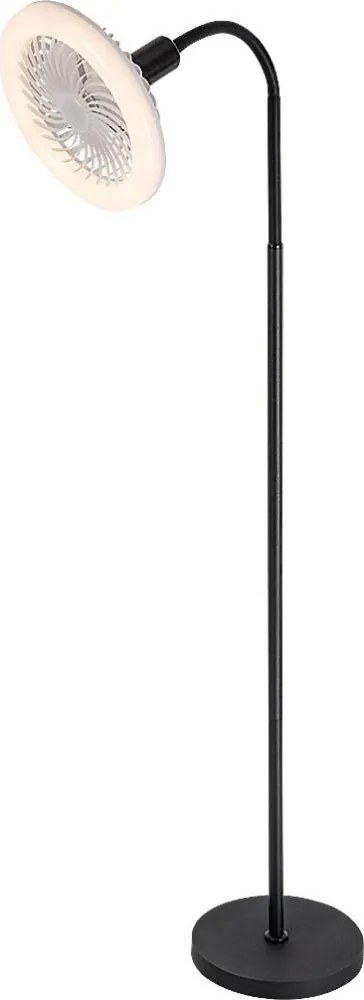 Rabalux 74031 - LED подова лампа с вентилатор 1xE27/16W/230V