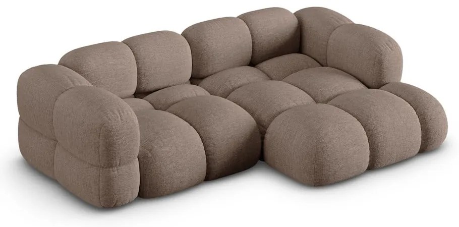 Кафяв ъглов диван (десен ъгъл) Loretto – Cosmopolitan Design