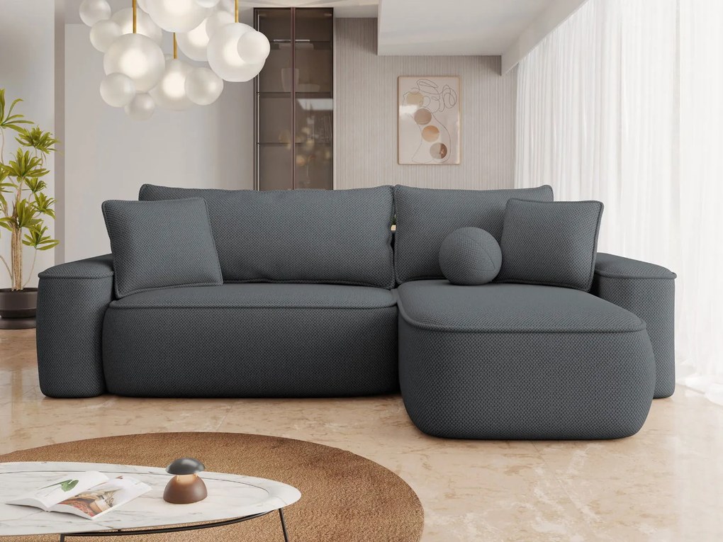 Ъглов диван Sandby-Антрацит