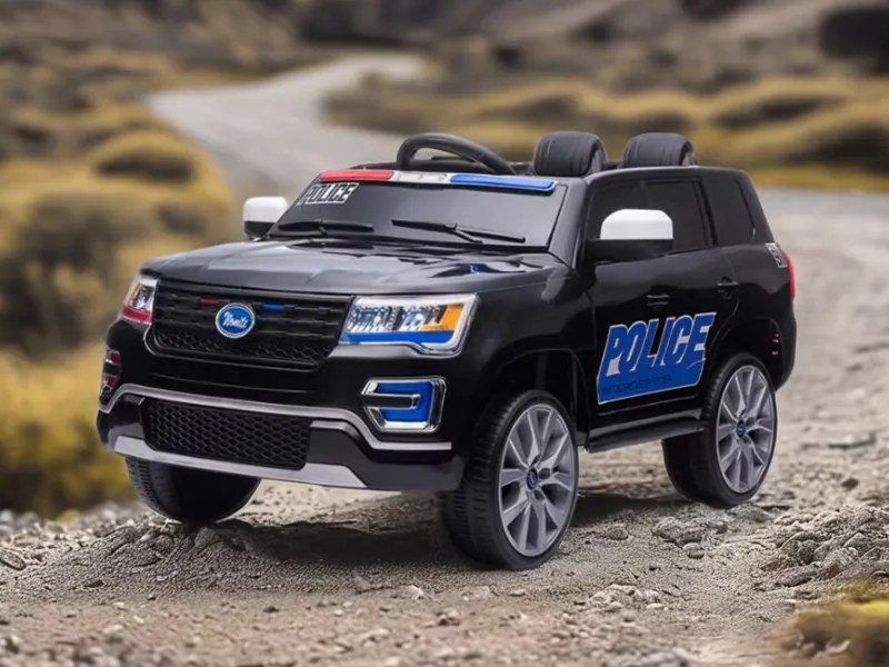 Детска полицейска кола с акумулаторна батерия