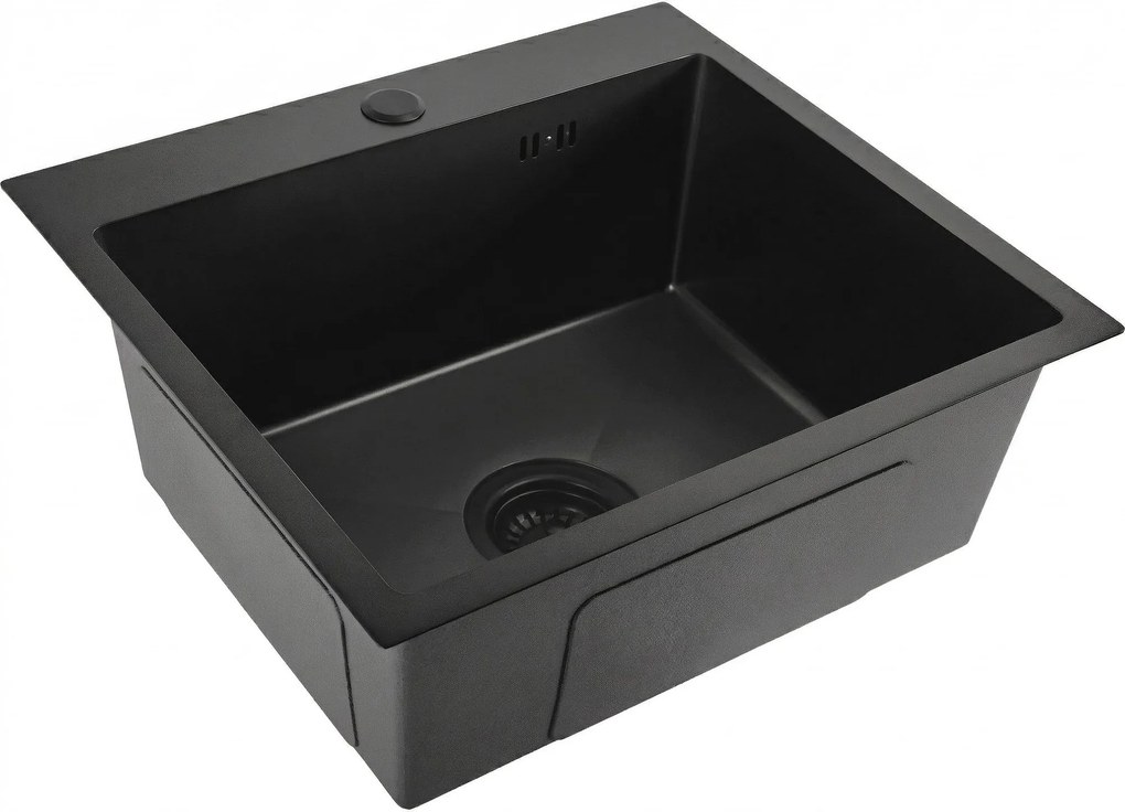 Стоманена мивка Leo 50 Black