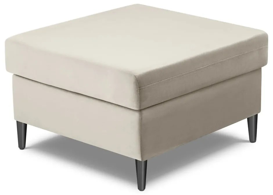 Бежова кадифена табуретка Kyoto – Cosmopolitan Design