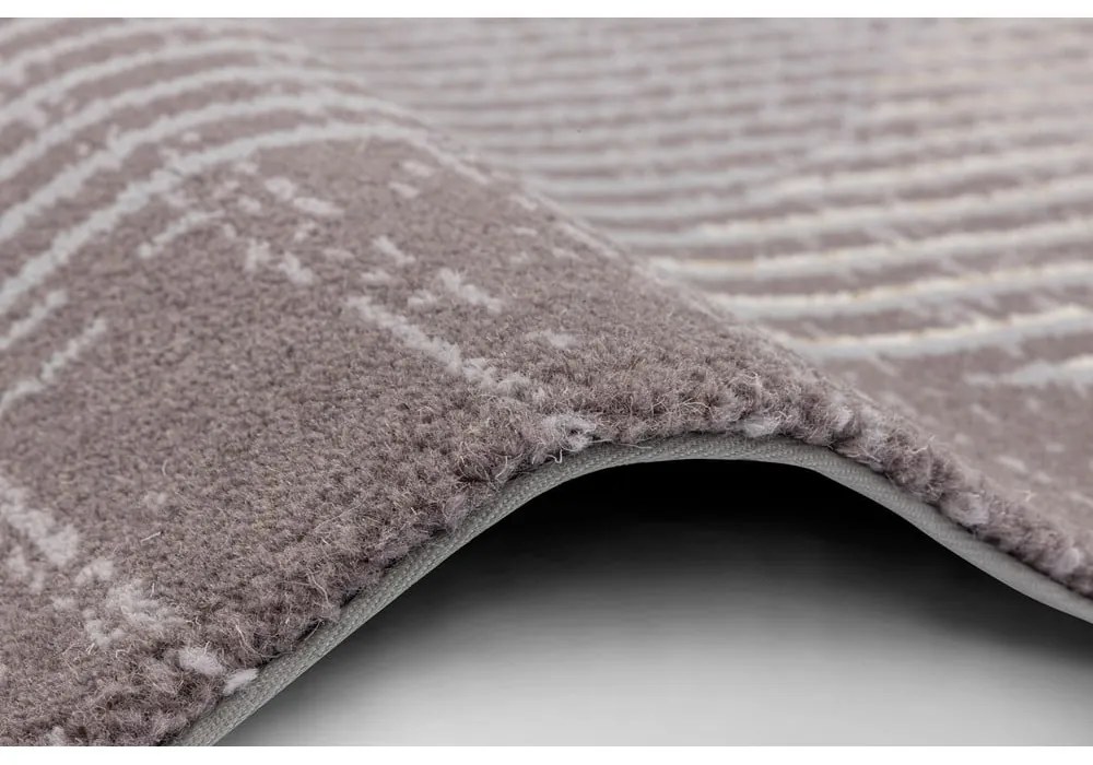 Сив вълнен килим 133x180 cm Shades - Agnella