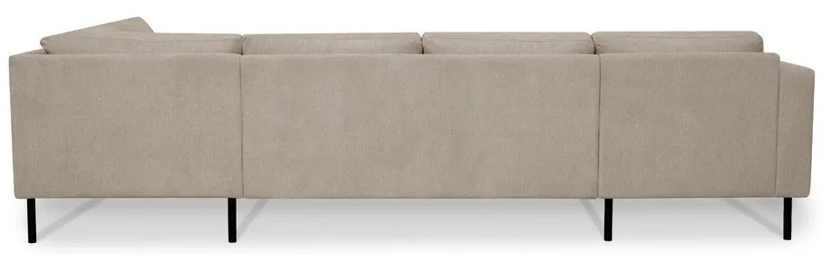 Бежов ъглов диван (десен ъгъл/"U" форма) Hero – Scandic