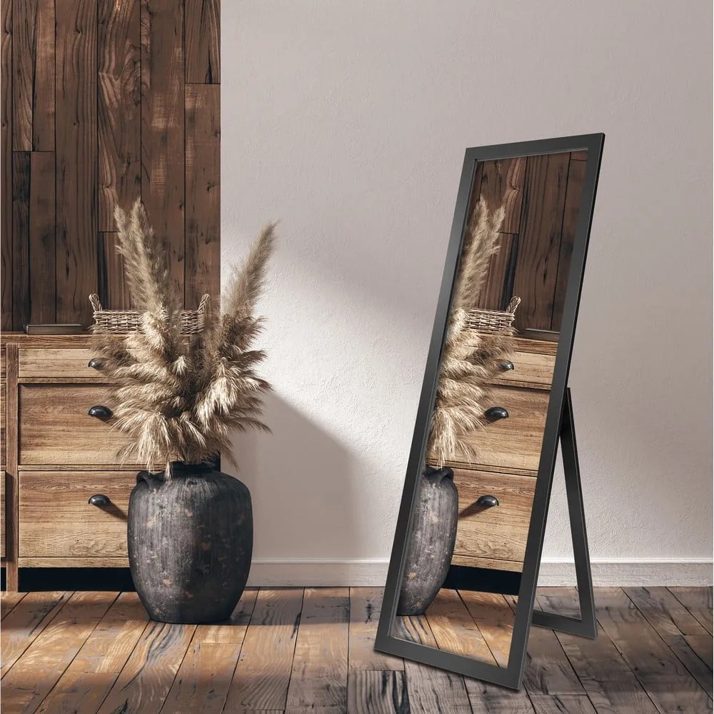 Стоящо огледало в черна рамка , 46 x 146 cm Sicilia - Styler