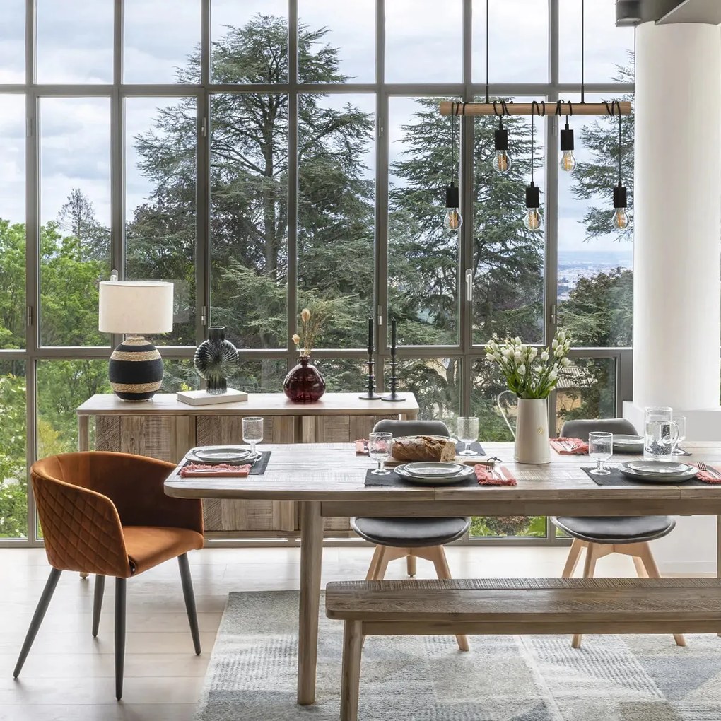 Ваза atmosphera Uly, Стъкло, 21 cm - Прозрачен