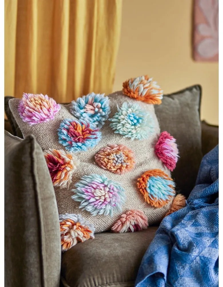 Декоративна възглавница със смес от вълна 50x50 cm Somma – Bloomingville