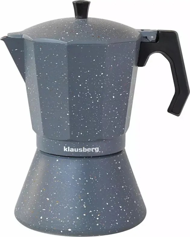 Втора ръка: Кубинска кафеварка Klausberg KB 7547, 9 чаши, Индукция, Сив мрамор