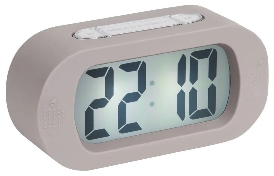 Сив гумиран будилник Gummy - Karlsson