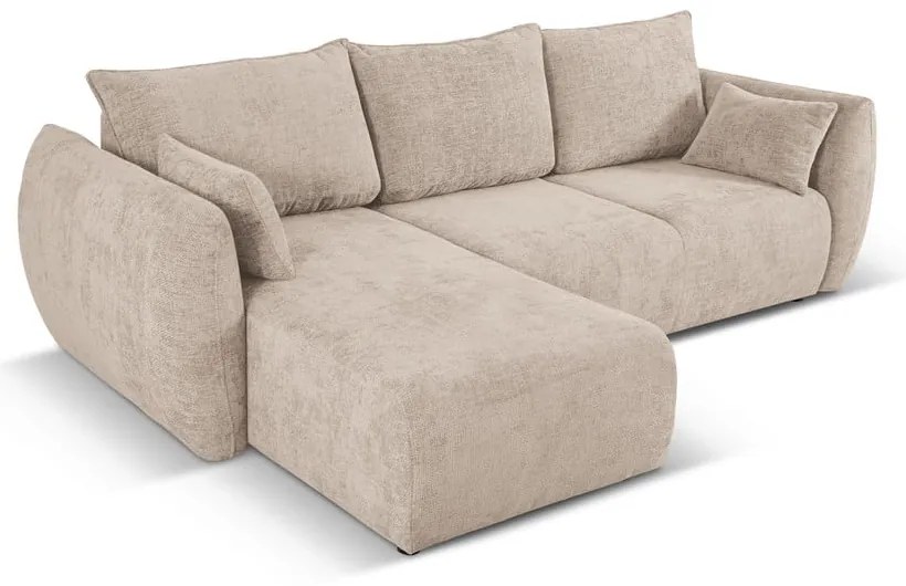 Бежов ъглов диван (ляв ъгъл) Matera - Cosmopolitan Design