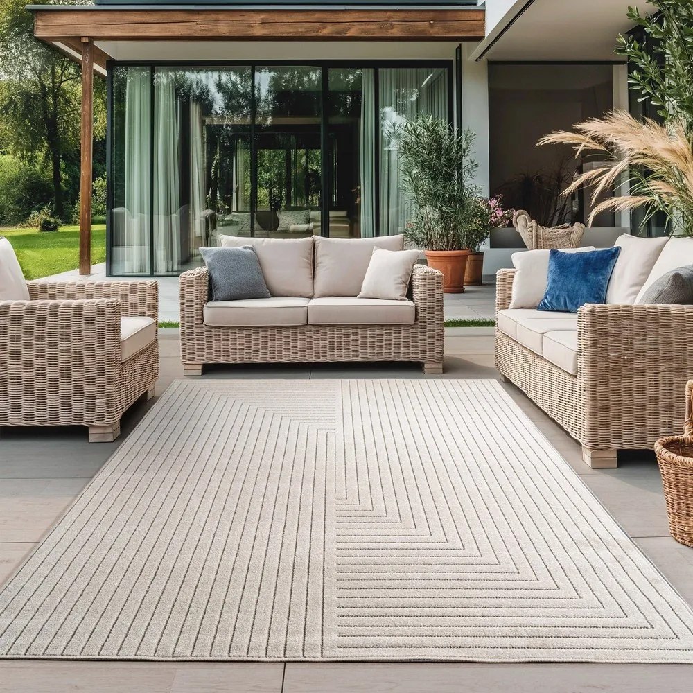 Кремав килим за открито и закрито 280x370 cm Nova 1202 – Ayyildiz Carpets