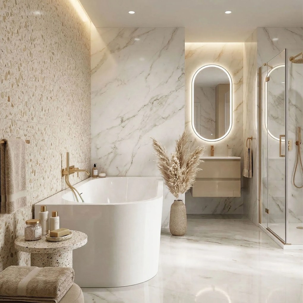 Свободностояща акрилна Вана SYDNEY BELLANTO RIGHT 170cm