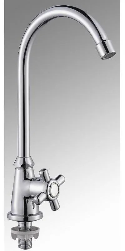 Стоящ кран за студена вода Ретро ICF 1526851, месинг, хром, 30.4x1.8см