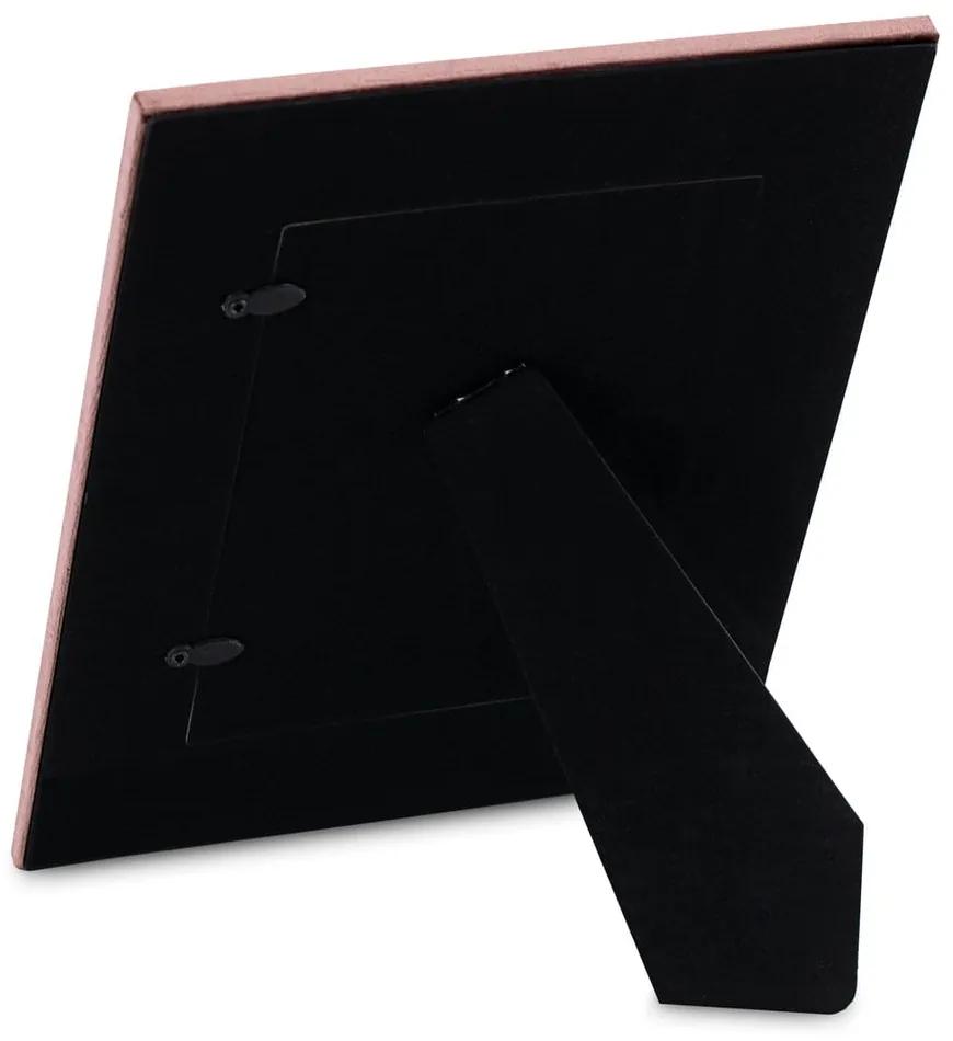 Розова пластмасова стояща рамка 19x24 cm Velvo – AmeliaHome