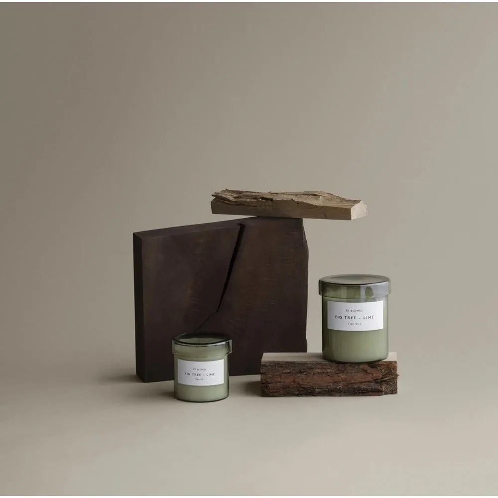 Ароматна свещ от соев восък време на горене 45 час Valoa Fig Tree – Lime – Blomus