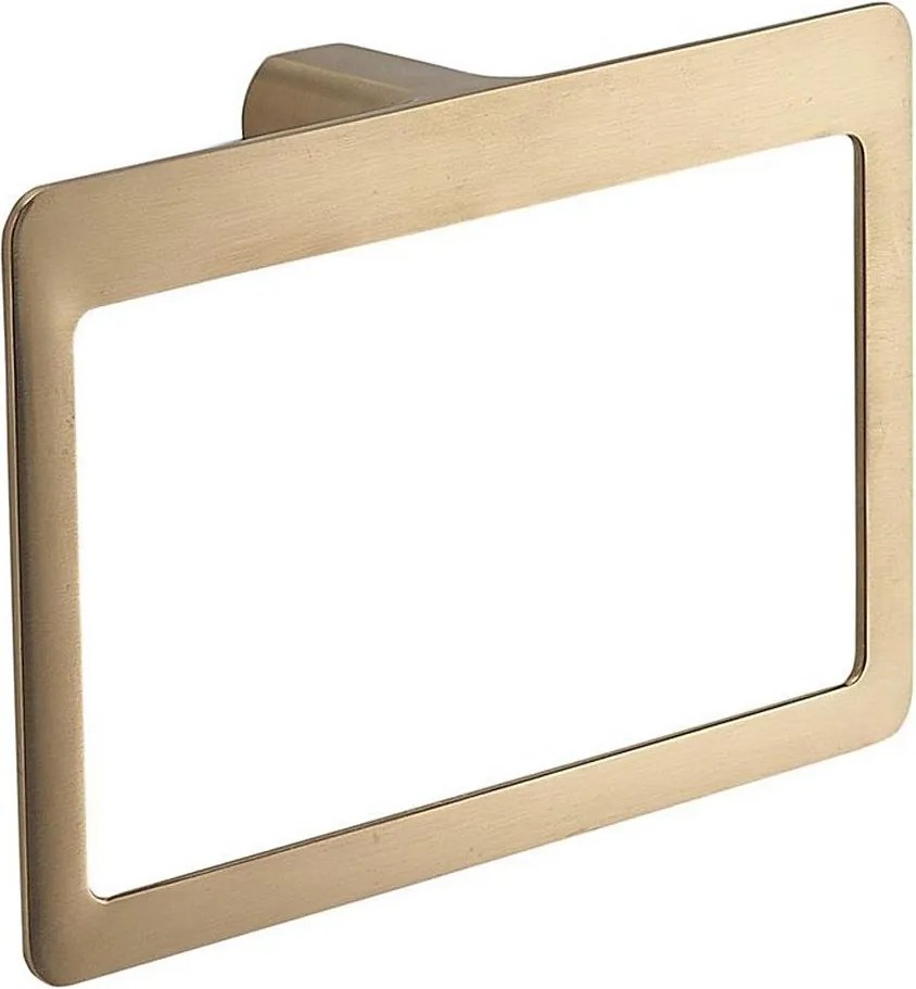 Gedy - Стенна закачалка за кърпи PIRENEI 15x23 cm матово злато