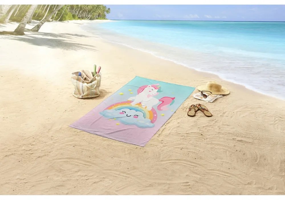 Детска кадифена плажна кърпа 75x150 cm Sweety – Good Morning