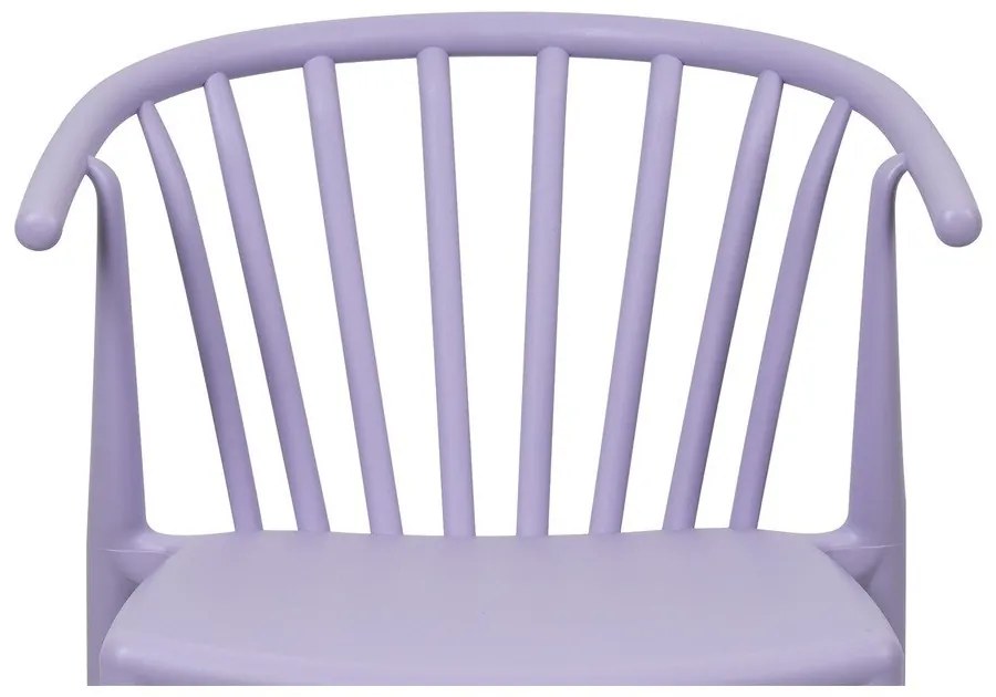 Пластмасов градински стол в цвят лавандула Capri – Bonami Essentials