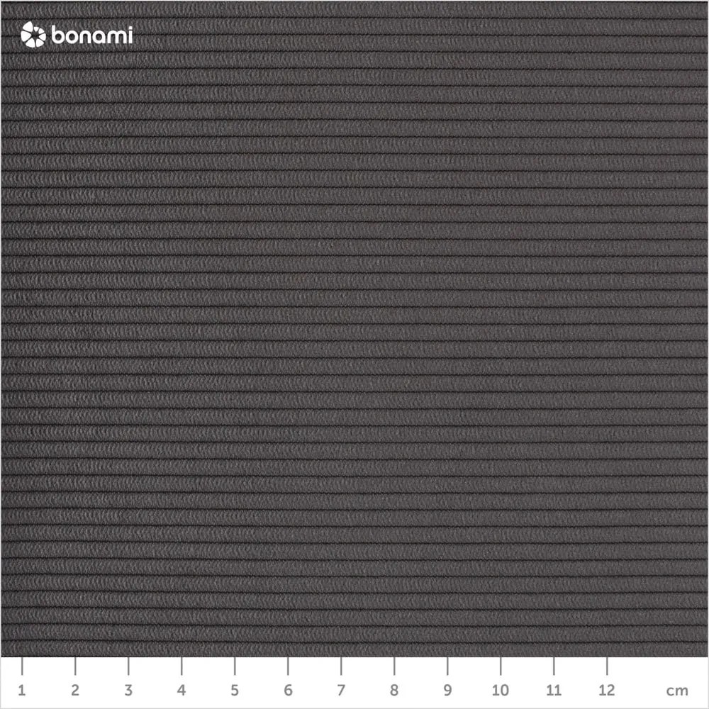 Тъмносив ъглов разтегателен диван от велур , ляв ъгъл Moghan - Micadoni Home