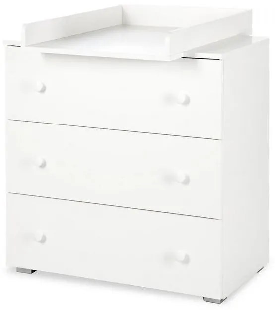 KLUPŚ - Детски комод с повивалник PAULA бял