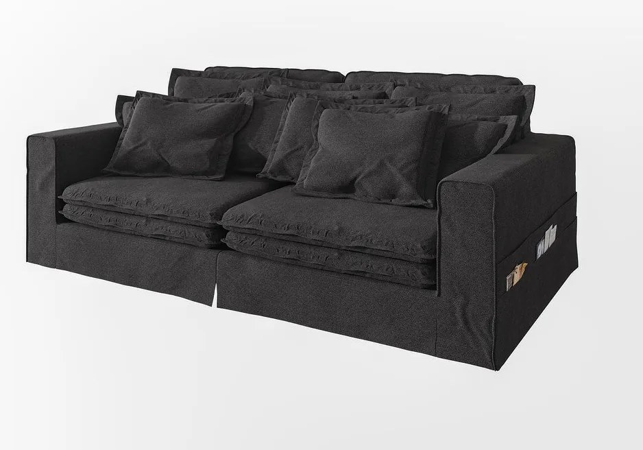Черен диван 236 cm Nora – Ropez