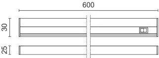 Линейна Полилей LED 561-дължина: 120 См.