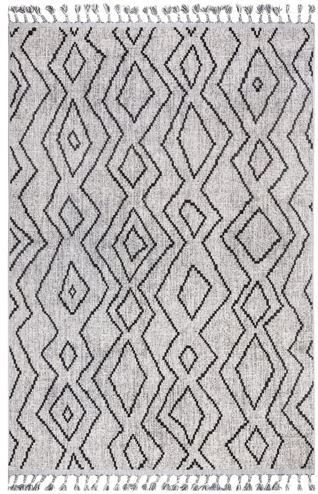 Килим (195 x 290) 75549A - Сиво