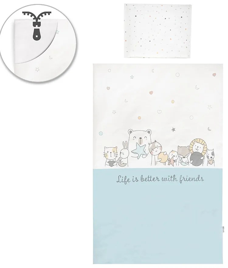 LORELLI Classic Сет от 5 части COSY HAPPY FRIENDS СИН