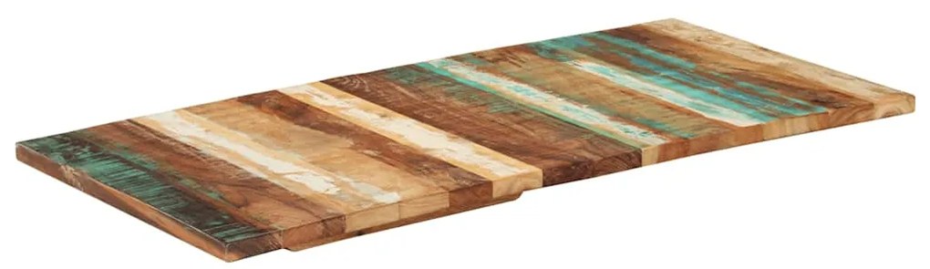 286057 vidaXL Правоъгълен плот за маса 60x120 см 25-27 мм регенериран масив