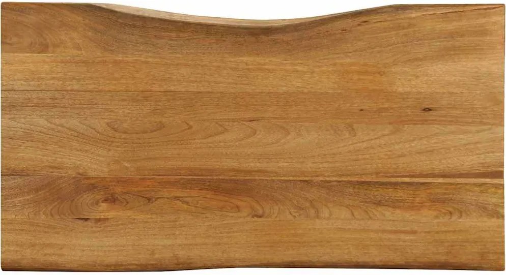 370767 vidaXL Плот за маса, 110x60x2,5 см, жив ръб, масивно дърво манго
