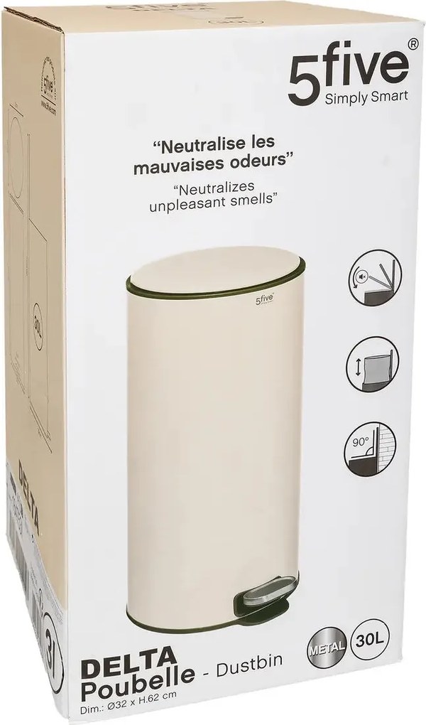 Кош 5five Delta, Argile, Метал, 30 L - Бежов