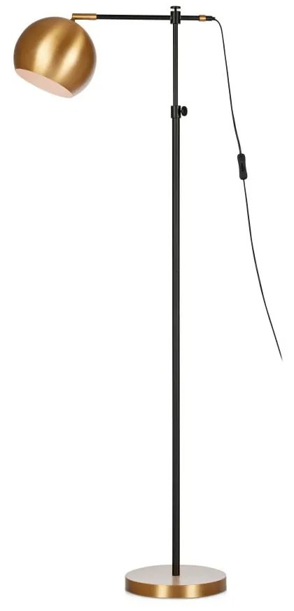 Свободностояща лампа в черно и бронз Chester - Markslöjd