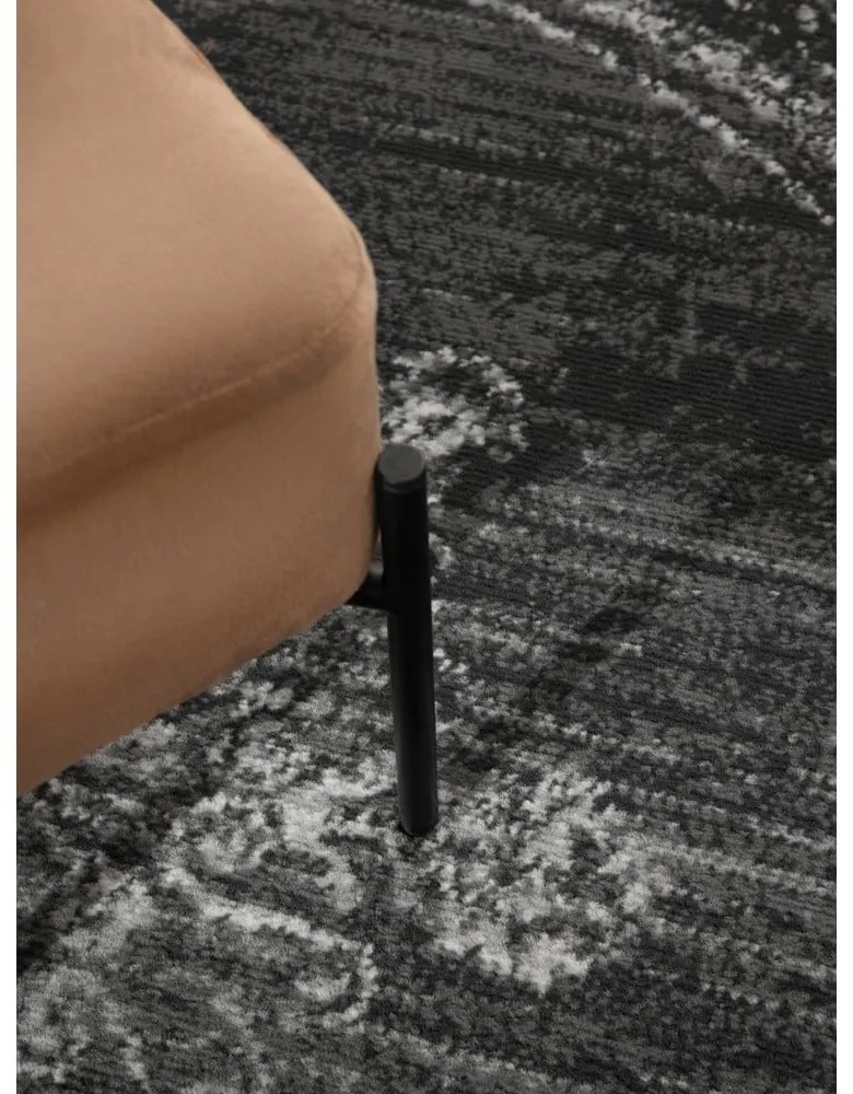 Сив кръгъл килим ø 120 cm Gloria Lydia – Hanse Home