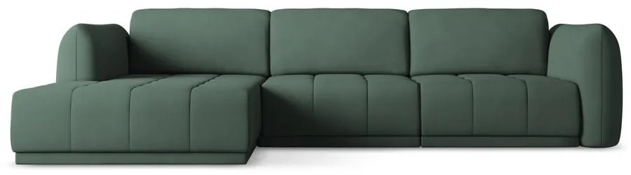 Зелен ъглов диван (ляв ъгъл) Hoku – Makamii