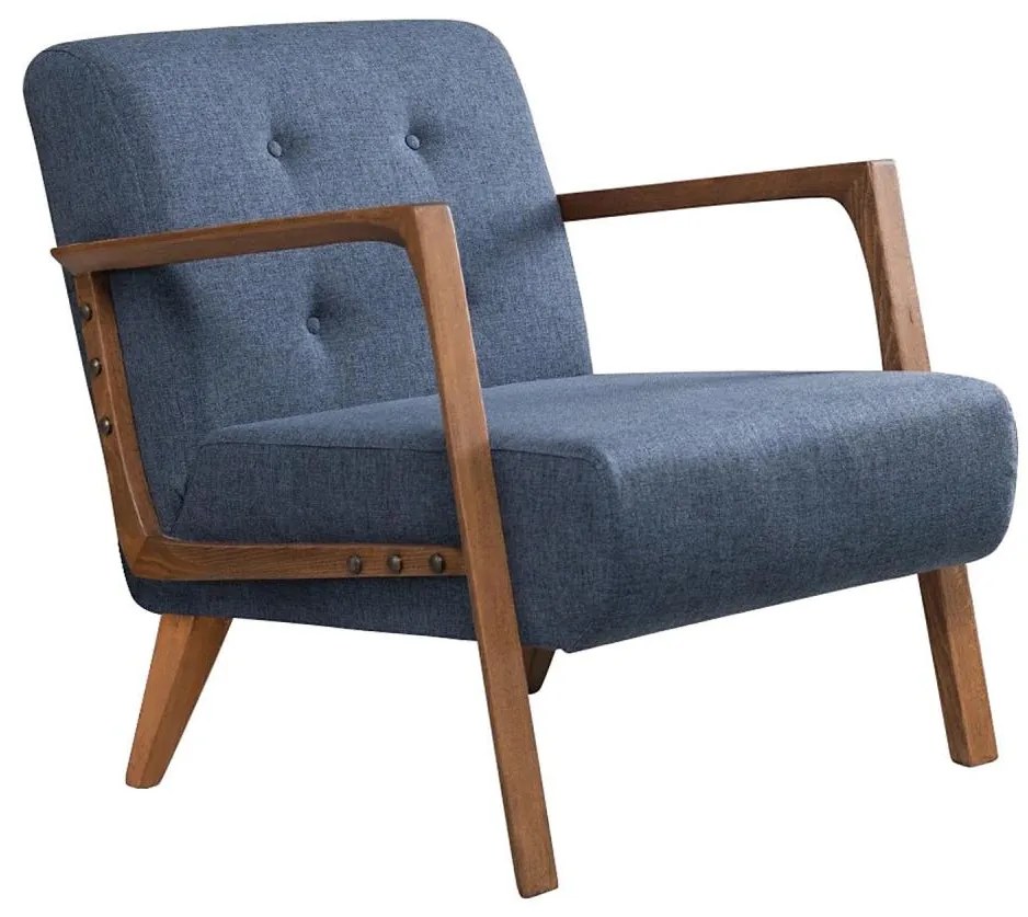 Кресло PUKI синьо