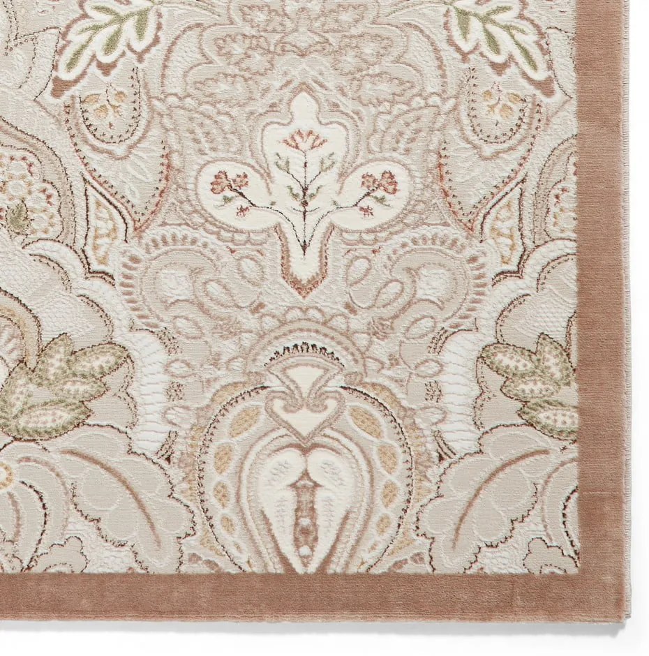 Кремав килим 120x170 cm Damask Bronze – Think Rugs