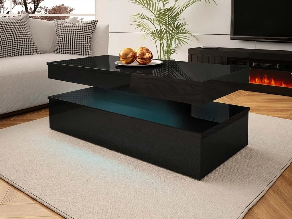 Масичка за кафе Glossa 2D с LED-Leuko-Leuko gualistero