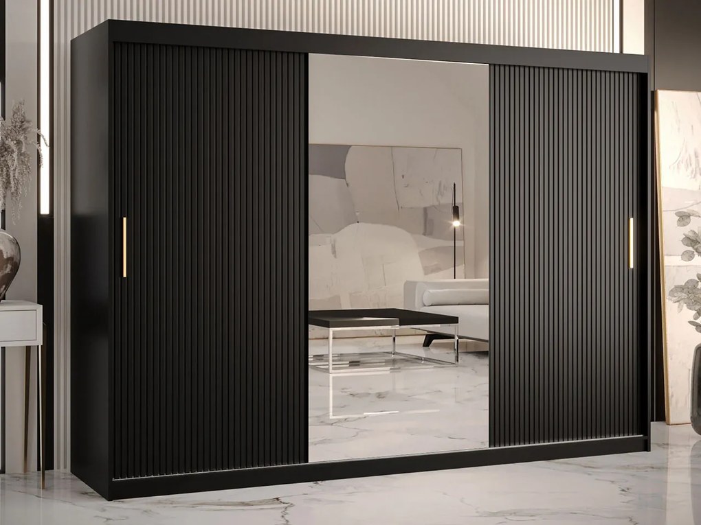 Плъзгащ се гардероб Riflo Slim-Mauro-Дължина: 250 см