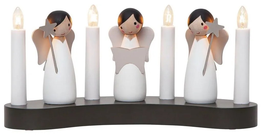 Eglo 411002 - Коледен свещник ANGEL CHOIR 4xE10/3W/230V