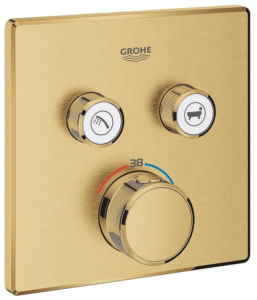 Термостат за вграждане 29124GN0 Grohtherm SmartControl, Grohe, за вана/душ