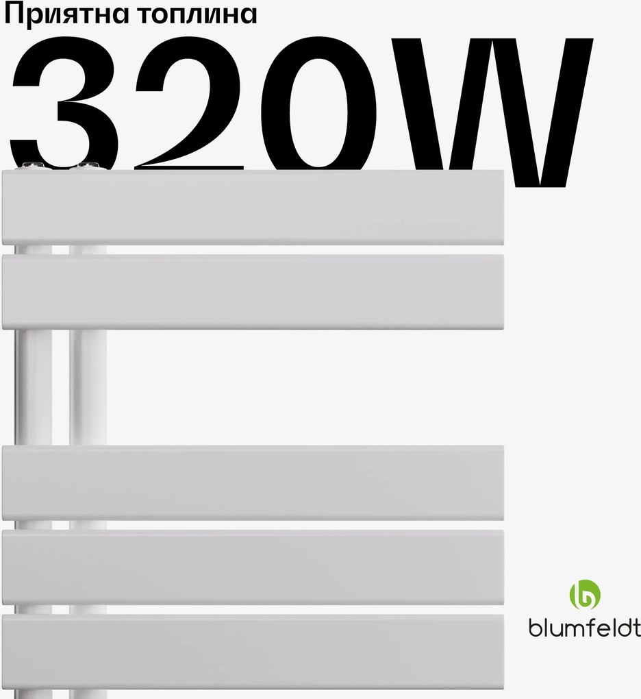 Blumfeldt Fairmont радиатор, 45 x 80 см, стенен, модерен дизайн, топлоустойчив