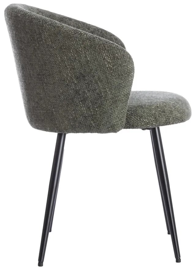 Метални трапезни столове в комплект 2 бр. в цвят каки Radaja – Light & Living