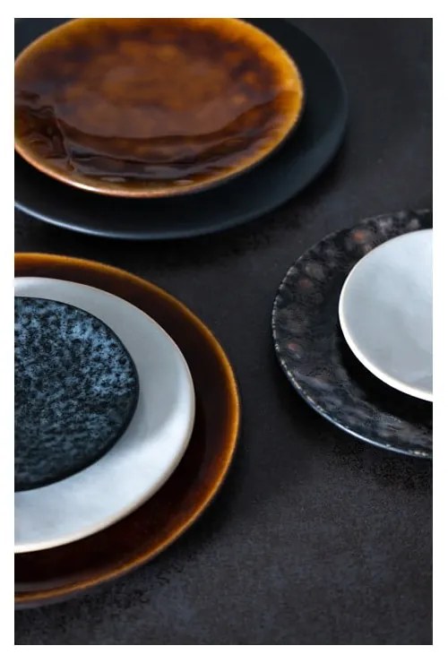 Кафяв керамичен поднос , ⌀ 16 cm Roda - Costa Nova