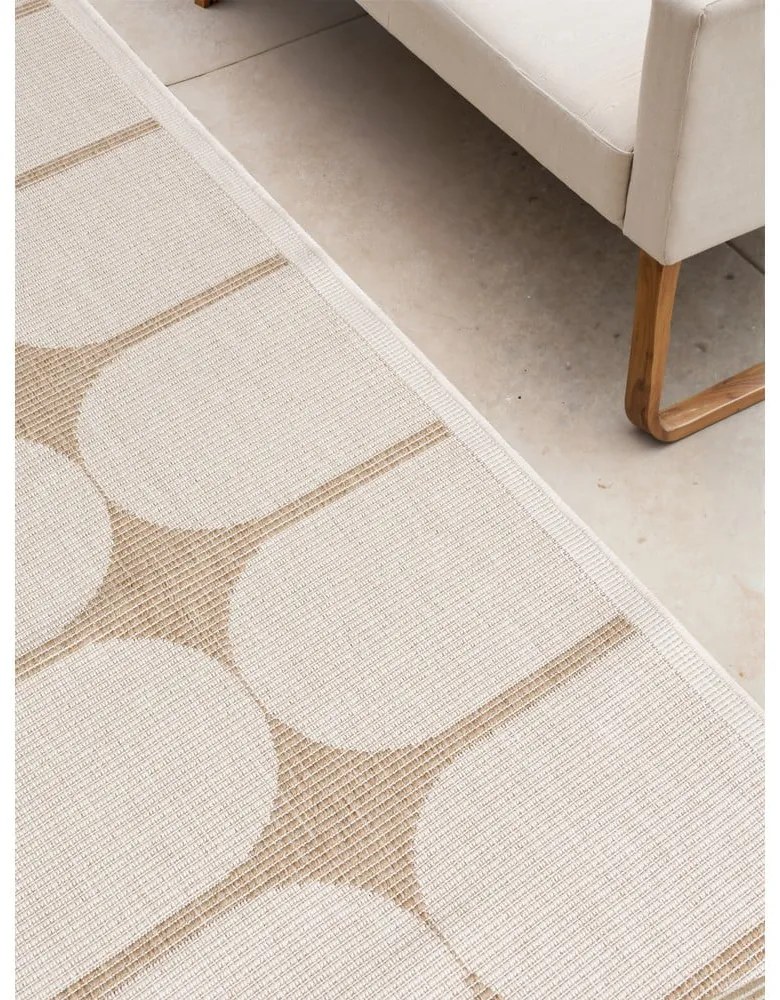 Пътека за открито и закрито в цвят слонова кост и бежово 80x250 cm Duet Bowen – NORTHRUGS