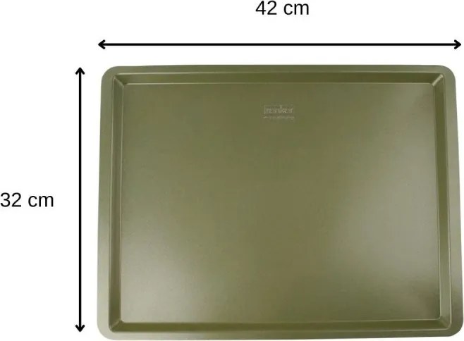 Тава за печене Zenker 7457, 42x32 см, ILAG Maximizing Green покритие, До 180C, Зелен
